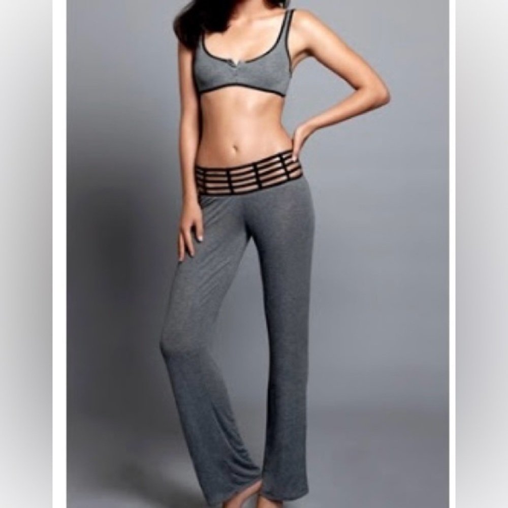 Beach bunny love haus barely there cage 4pc bra long sleeve crop, shorts & pants - Picture 6 of 13